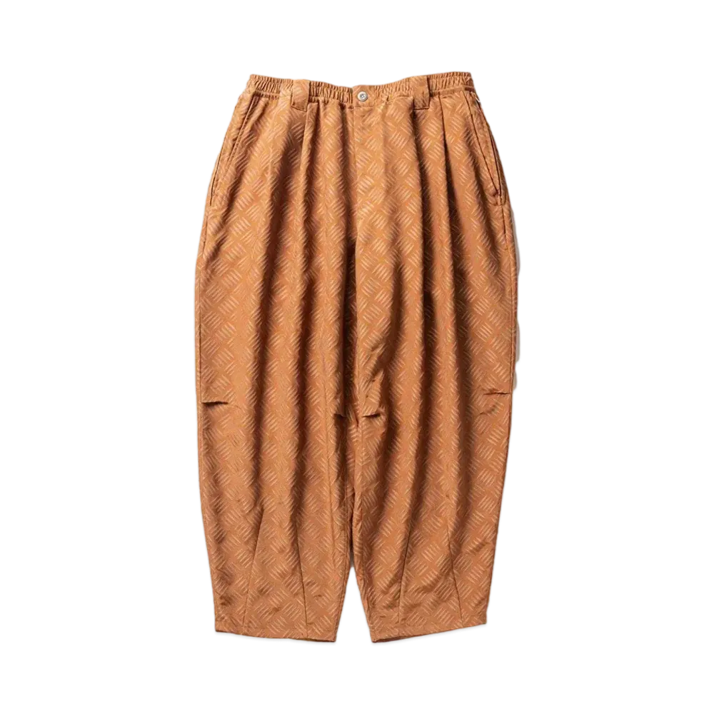 TIGHTBOOTH Checker Plate Balloon Pants "Brown"