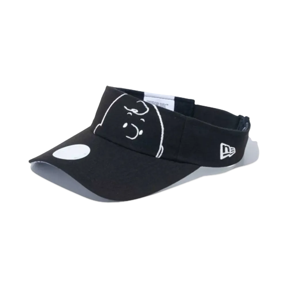 NEW ERA x PEANUTS Golf Sunvisor Long Visor "Black"