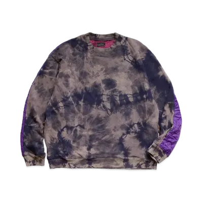KAPITAL BACK HAIR DYED BEVERAK BIG SWEAT "Purple"