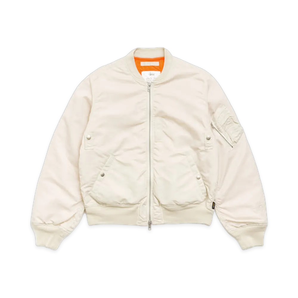 Stussy Ma-1 Bomber Jacket "Bone"