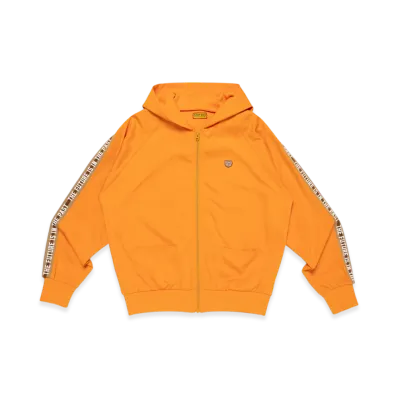 HUMAN MADE Zip-Up Hoodie "Orange"