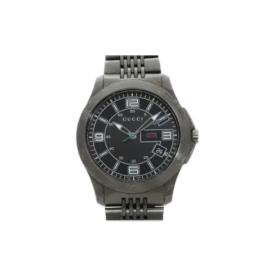 GUCCI G Timeless "Black/Stainless Steel"