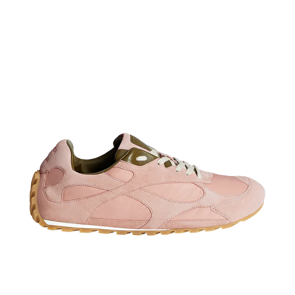 Bottega Veneta Orbit Flash Sneakers "Terra Pink/Olive Oil"