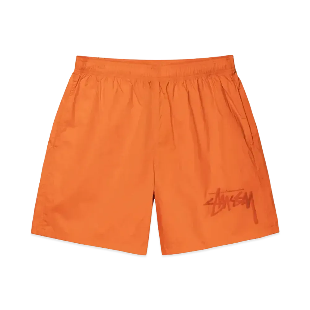 Stussy Big Stock Nylon Short "Orange"