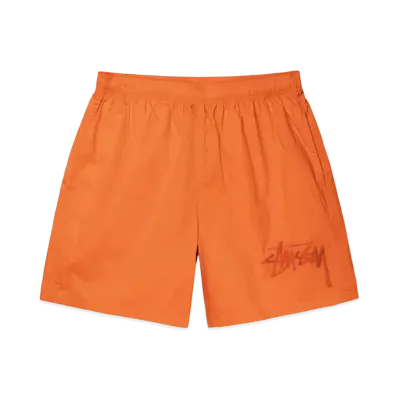Stussy Big Stock Nylon Short "Orange"