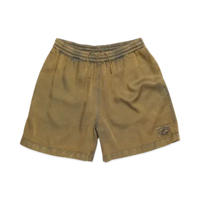 Acne Studios Garment-Dyed Shorts "Military Green"