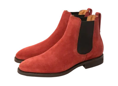 Berwick Side Gore Boots HO219 Suede "Red" 376GOVIRD Slim
