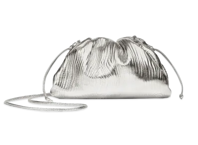 Bottega Veneta Mini Pouch "Silver"