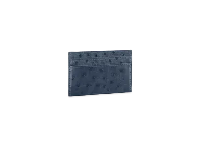 Louis Vuitton Porte Double Card Holder Ostrich
