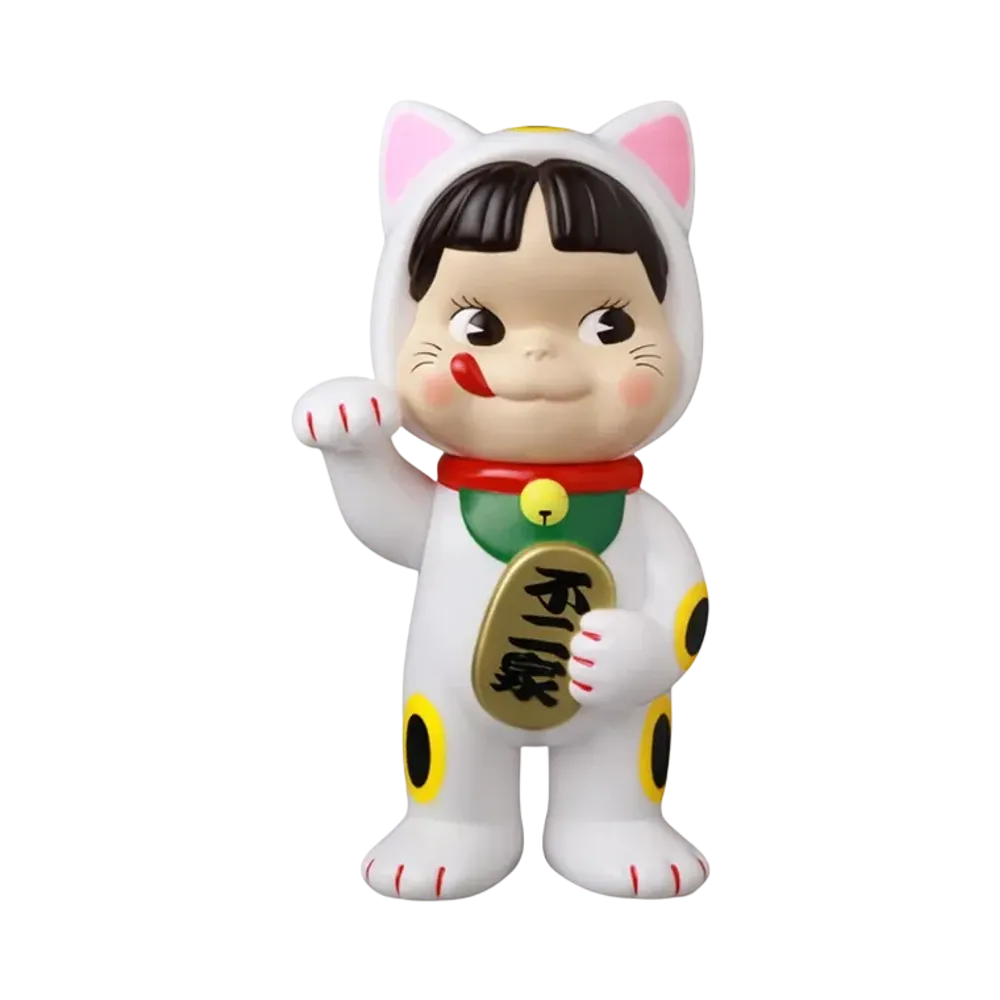 MEDICOM TOY "Fujiya Sofubi Collection" Beckoning Cat Peko-Chan