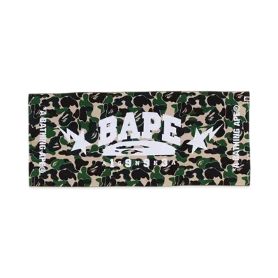 A BATHING APE ABC Camo Sport Towel "Green"