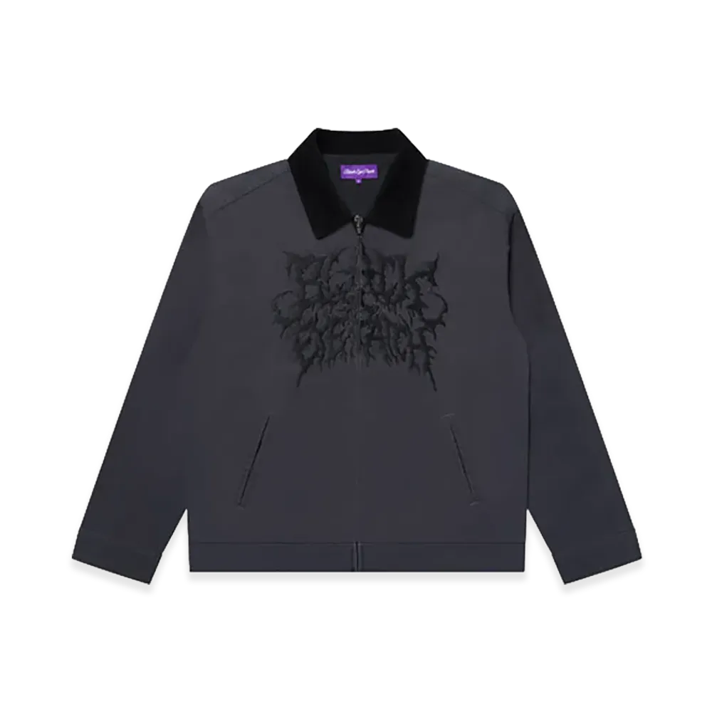 BlackEyePatch Grindcore Logo Duck Jacket "Gray"