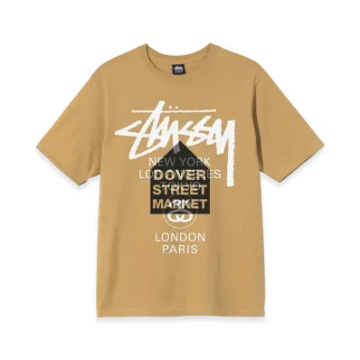 Stussy DSM World Tour Tee 2021 "Khaki"