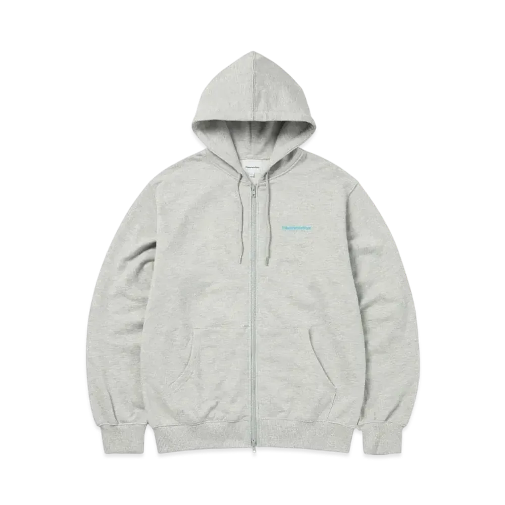 thisisneverthat INTL. Logo Zip Up Hoodie "Heather Grey"