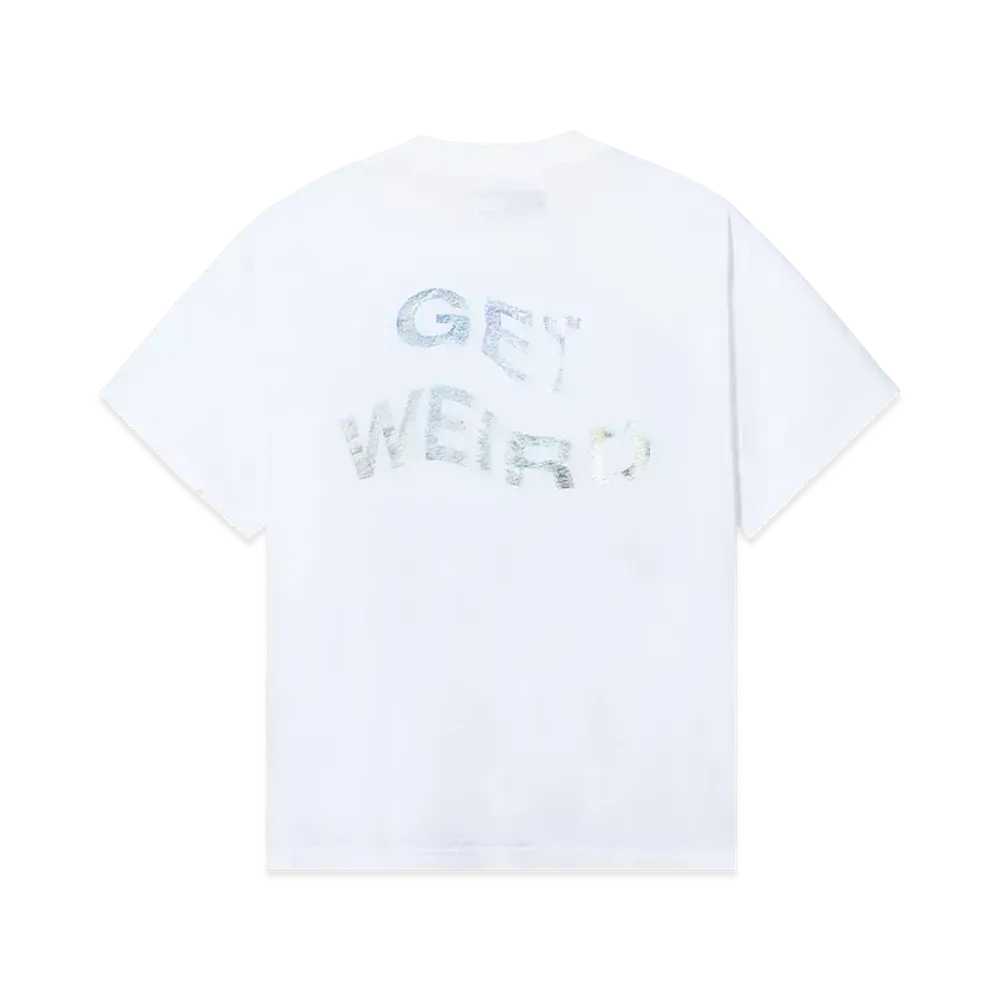 ANTI SOCIAL SOCIAL CLUB Get Weird Hologram Tee "White"