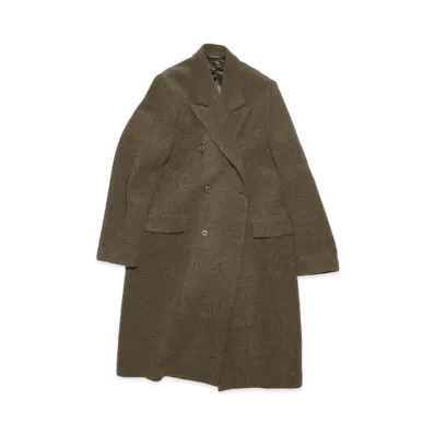 Acne Studios Double-Breasted Wool Coat "Taupe Gray"
