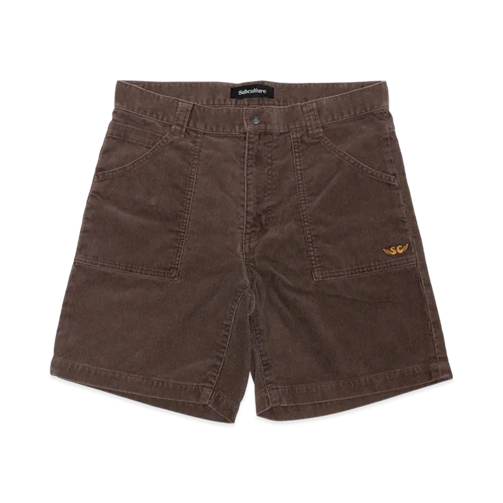 SubCulture Corduroy Shorts "Brown"