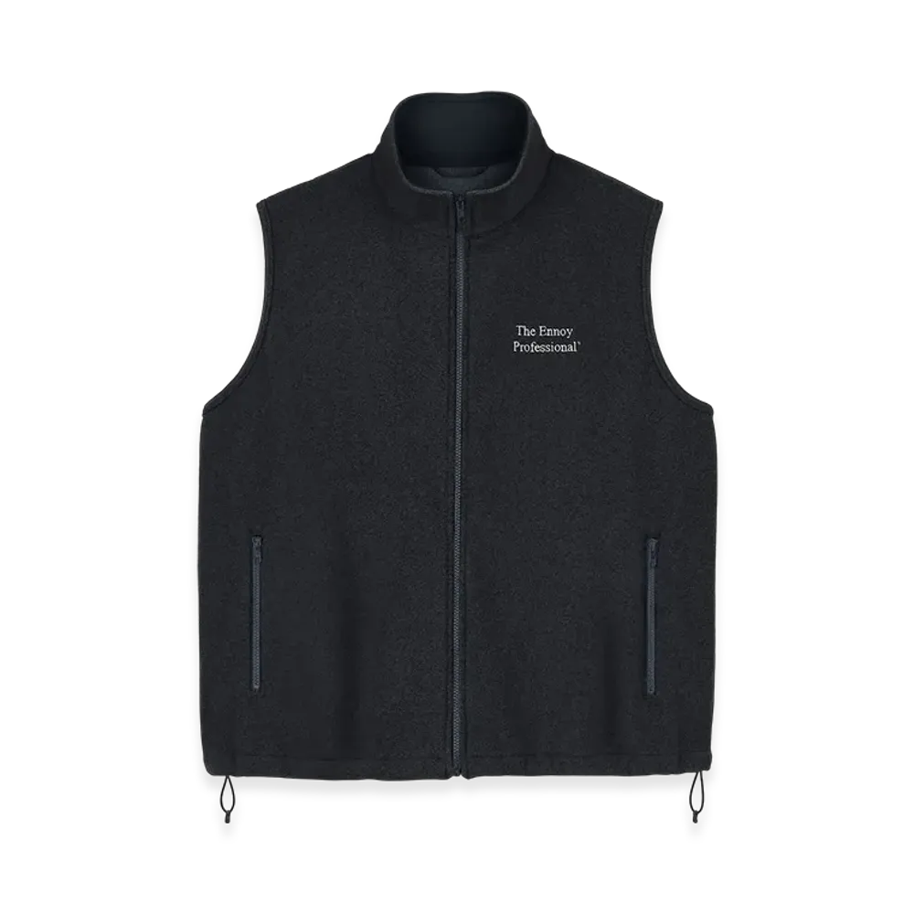 ENNOY Professional Fleece Vest "Black"