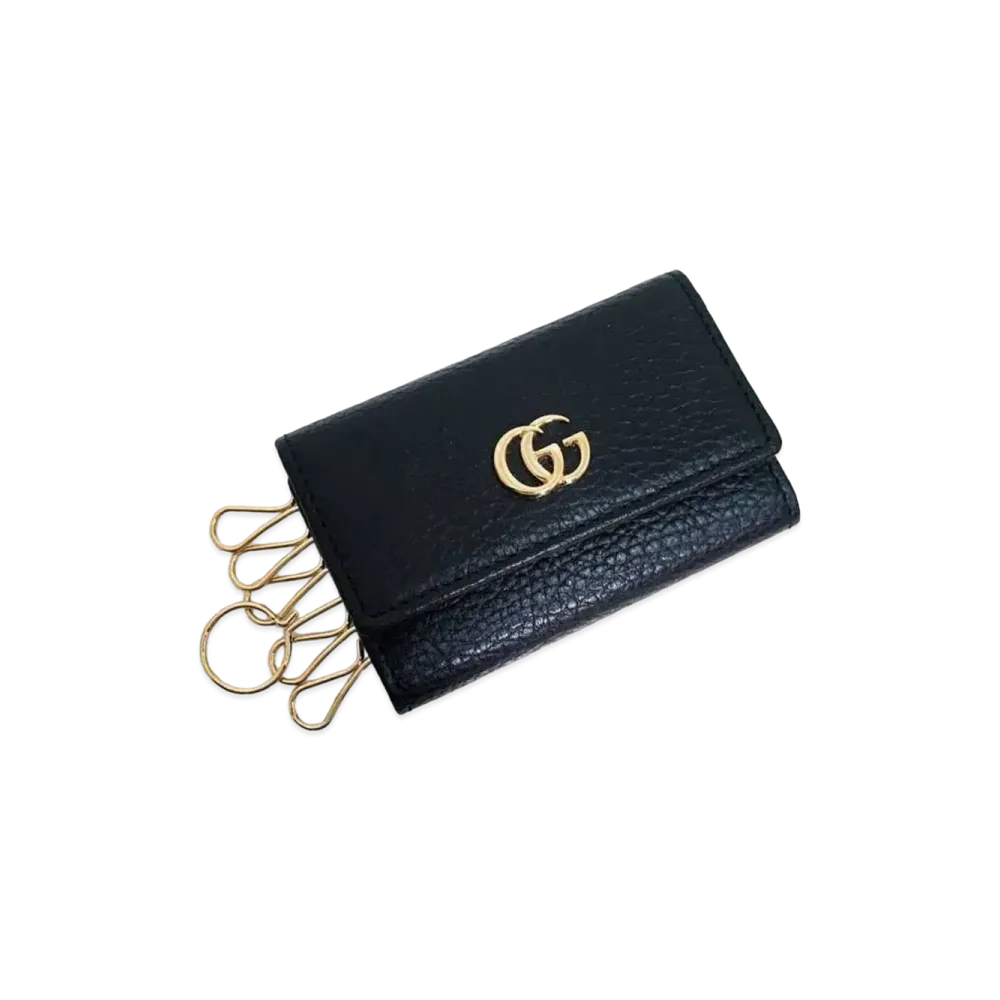 GUCCI GG Marmont Leather Key Case