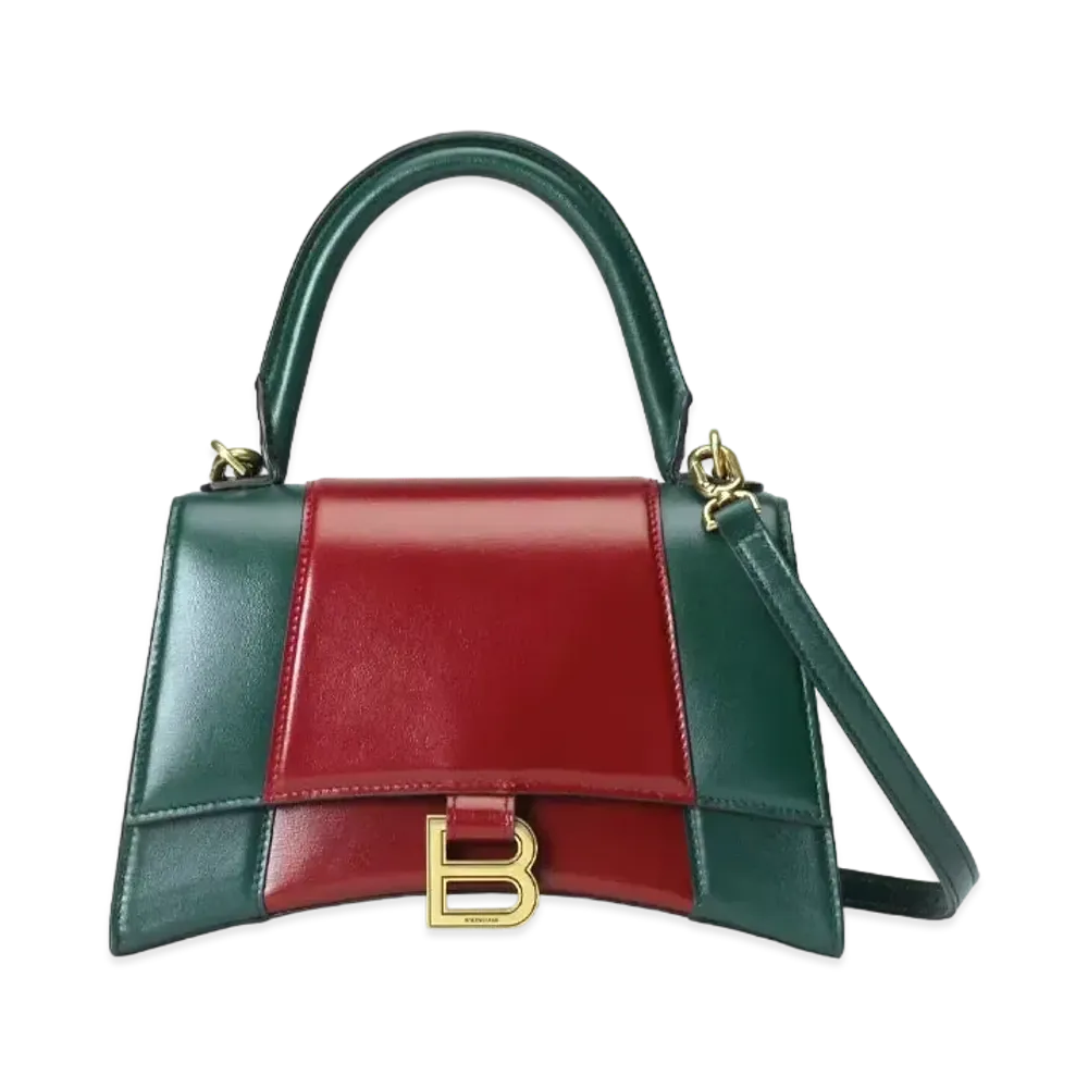 GUCCI x BALENCIAGA The Hacker Hour Grass Small Bag "Green/Red"