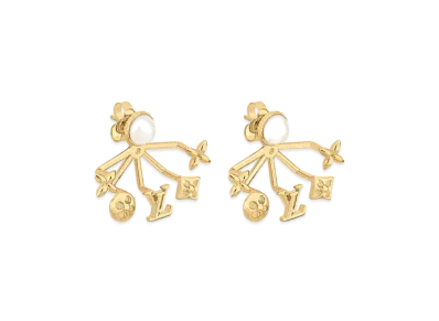Louis Vuitton Cruiser Earrings "Gold"