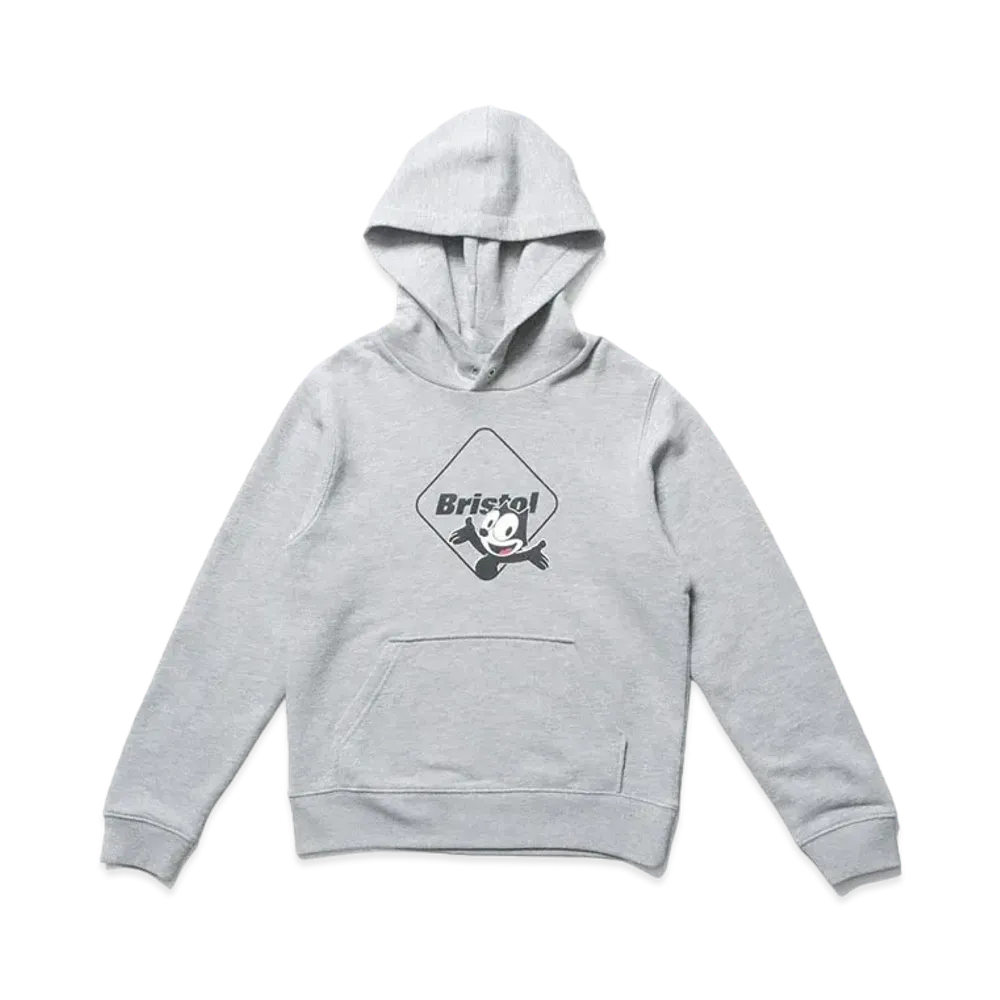 F.C.REAL BRISTOL For Kids Felix The Cat Supporter Sweat Hoodie "Gray"