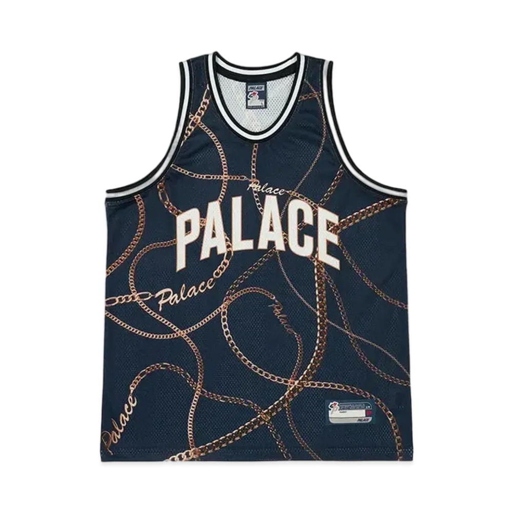 PALACE Chain Basketball Vest "Navy"