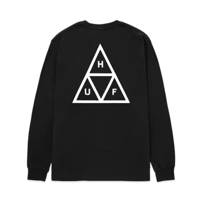 HUF Set TT LS Tee "Black"
