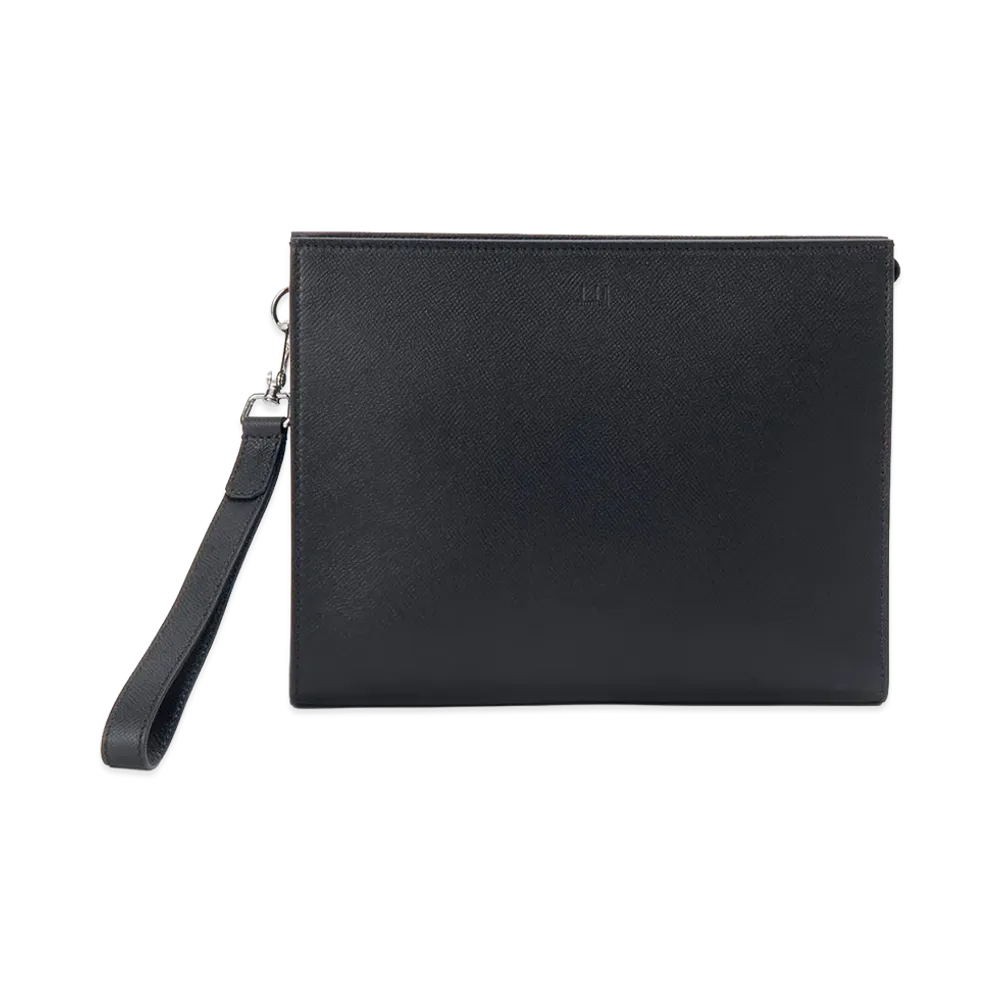 dunhill Pouch Clutch Bag "Black"