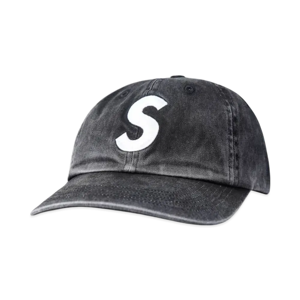 Supreme Pigment Print S Logo 6-Panel "Black"