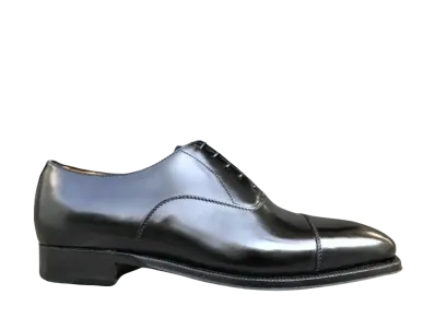 Enzo Bonafe Cap Toe Oxford 2A Vitello Nero "Black"