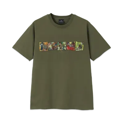 Paul Smith Zebra Comic Tee "Olive"