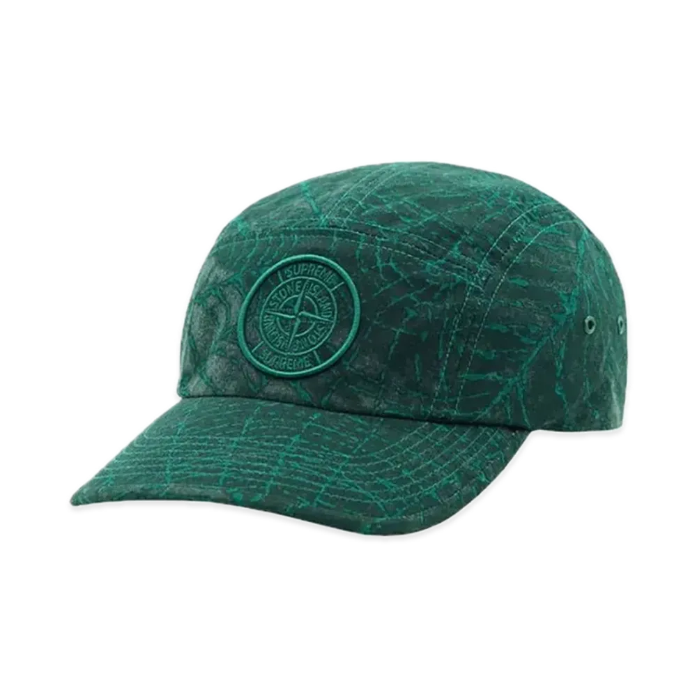 Supreme x Stone Island Camp Cap "Dark Green"