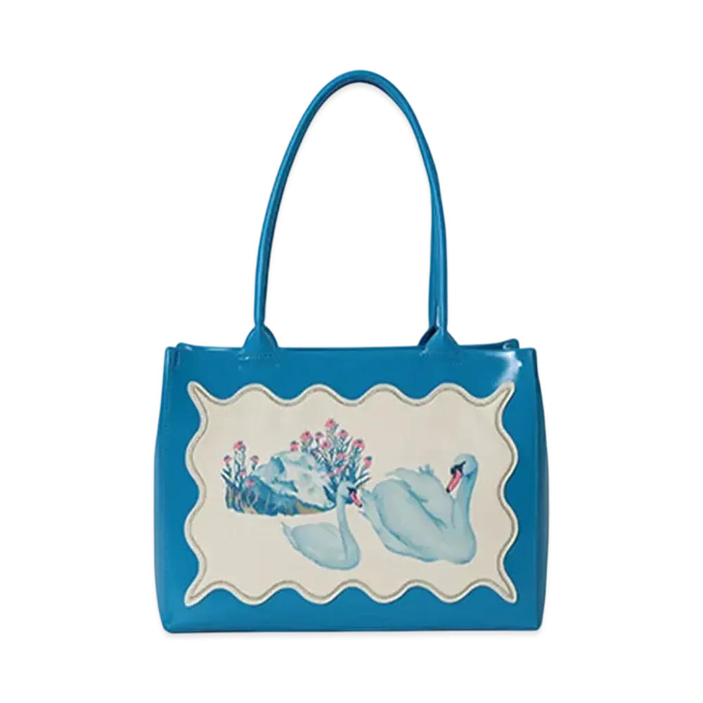 BEAMS COUTURE x RURU MARY'S Flower Tigre Bag "Blue"
