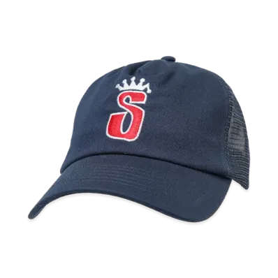 Stussy Trucker S Crown Snapback "Navy" 1311170
