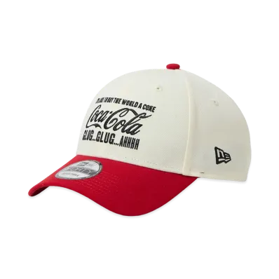 NEW ERA x Coca-Cola 9Forty "Chrome White/Scarlet"