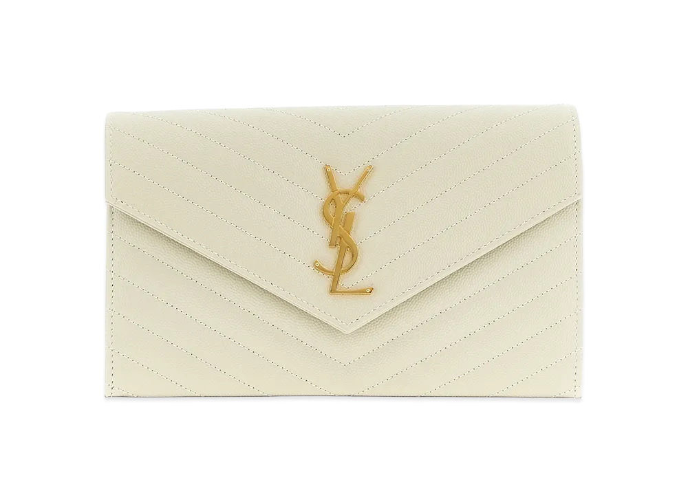 Saint Laurent Women's Monogramme Crossbody Bag "White"