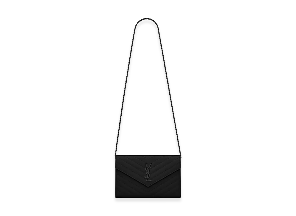 Saint Laurent Women's 'Cassandre' Clutch "Black"