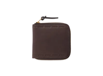 visvim Leather Bi-Fold "DK.Brown"
