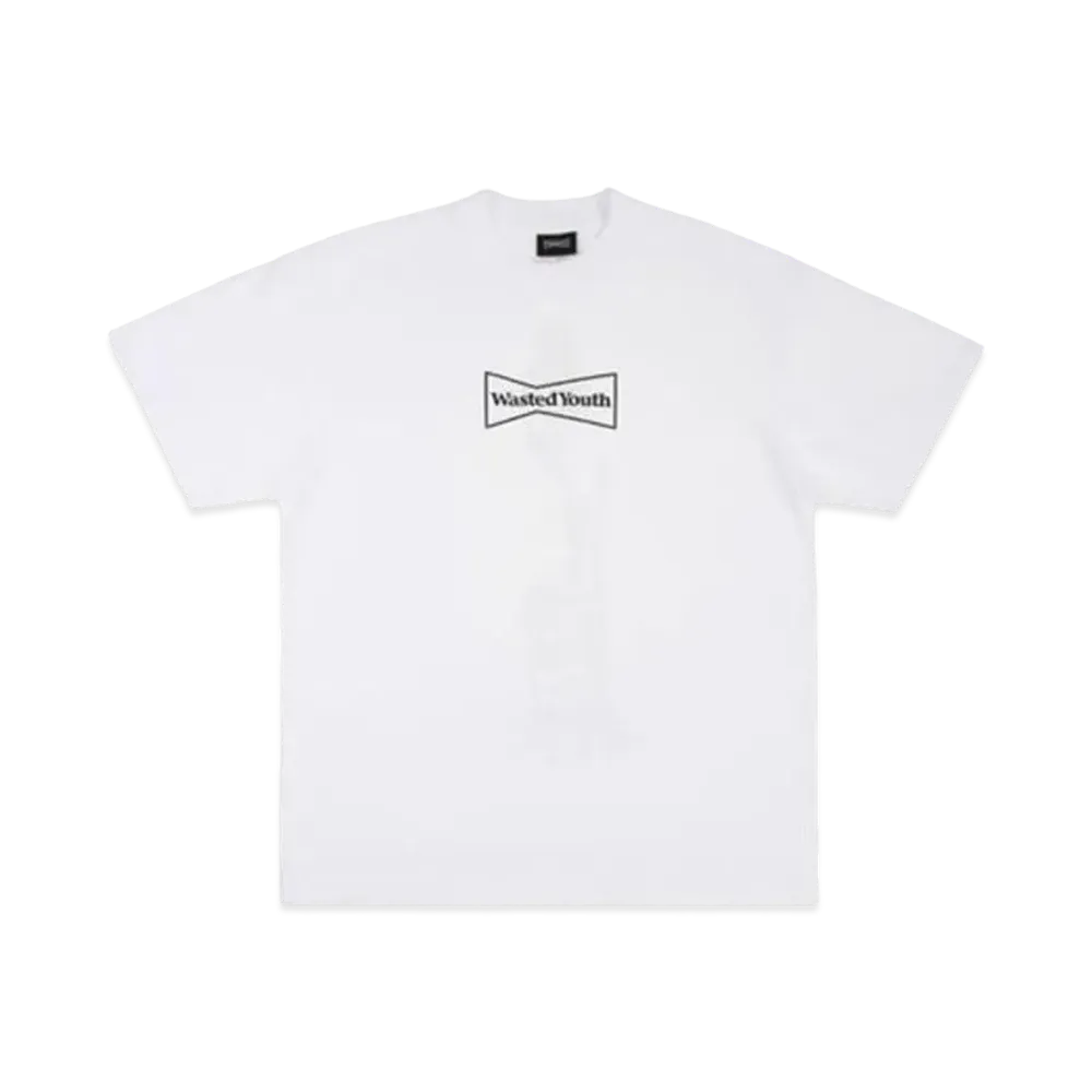 Wasted Youth FLOWER CAN TEE "White" / VERDY