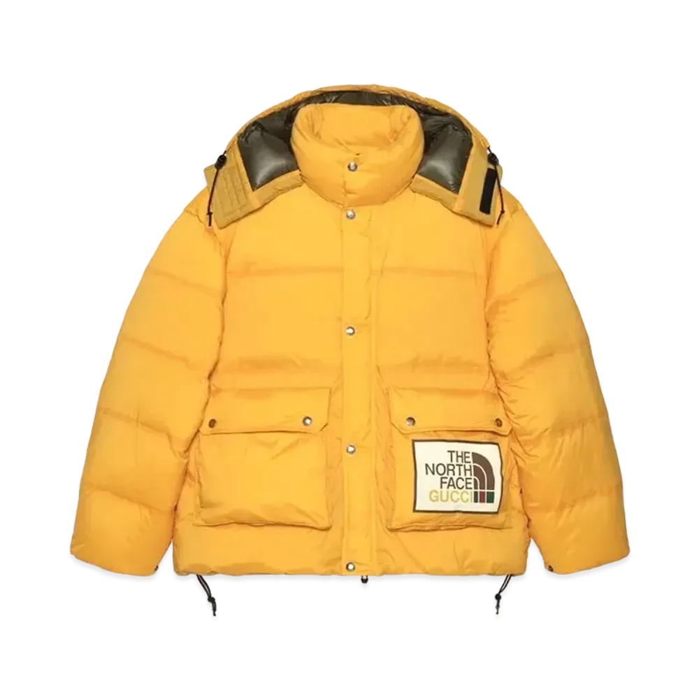 The North Face x Gucci Padded Jacket "Yellow"