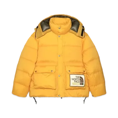 The North Face x Gucci Padded Jacket "Yellow"