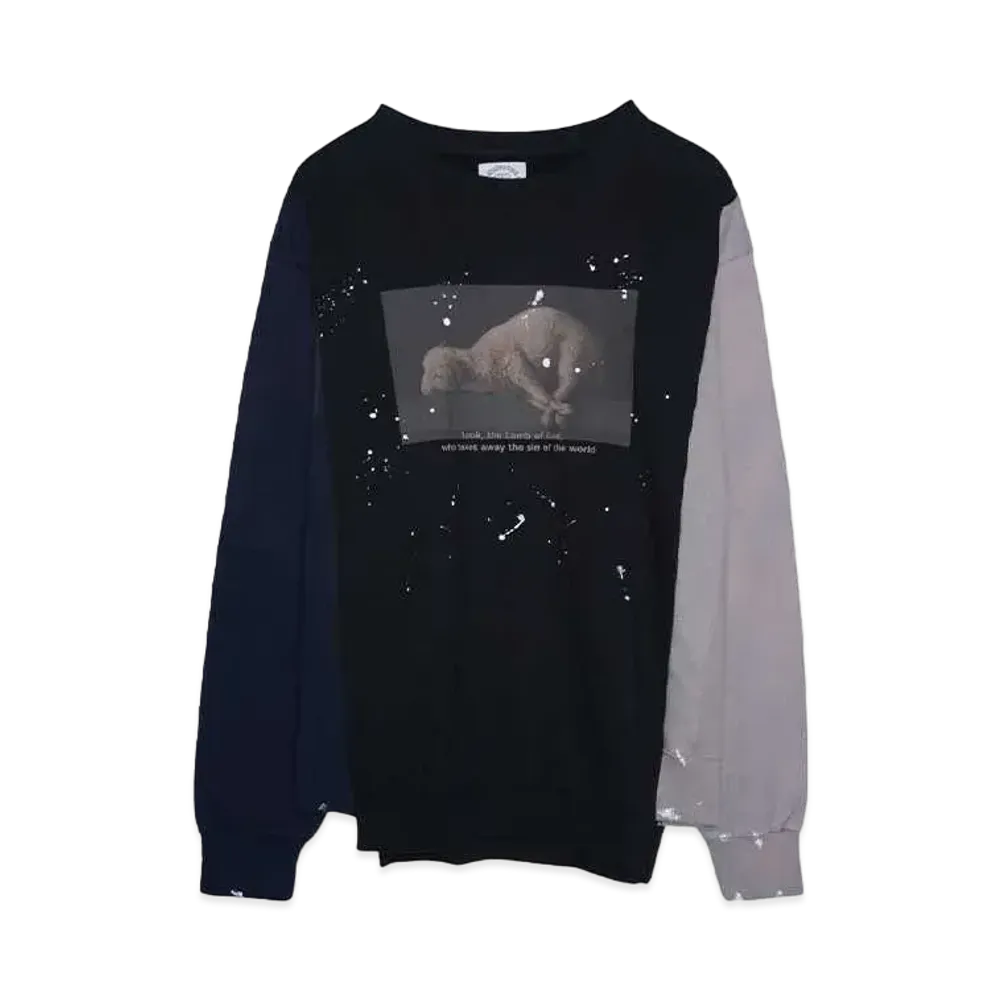SOMEIT REBULID SWEAT SHIRTS "NAVY/BLACK/GREY"