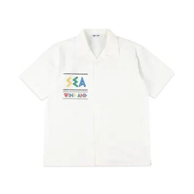 WIND AND SEA Zulu-Tongue S/S Open Collar Shirt "White"