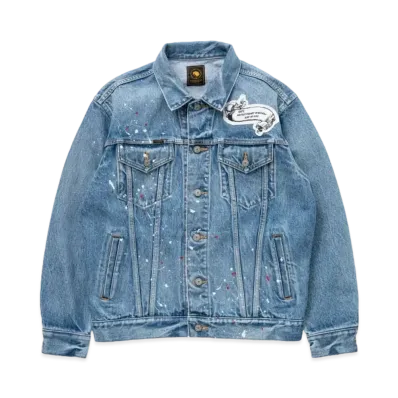 RATS 3RD Type Print Denim Jacket "Indigo"