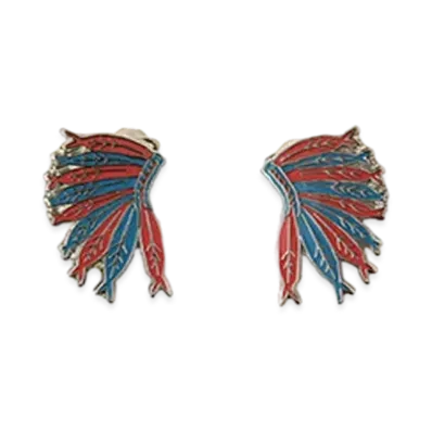 visvim PIN BADGE EAGLE FEATHERS "Multicolor"