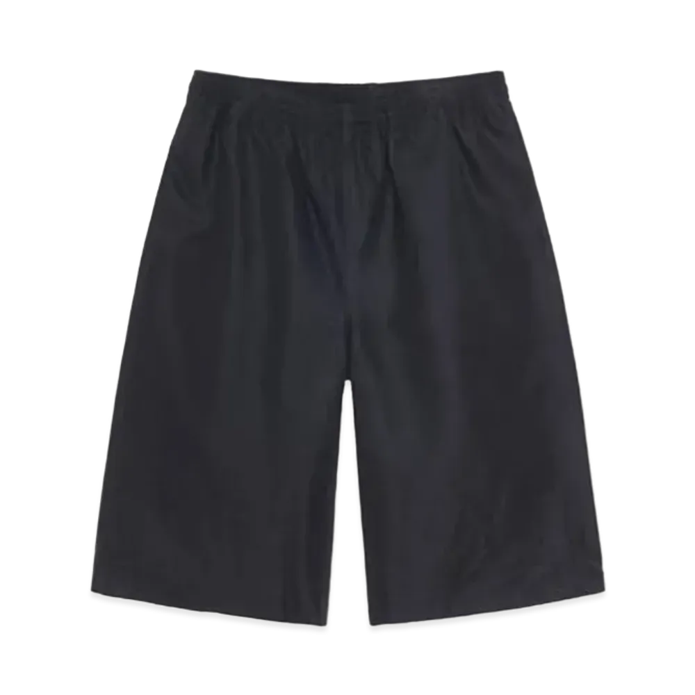 Stussy x Our Legacy Work Shop Laguna Wool Short "Black Stark Wool"