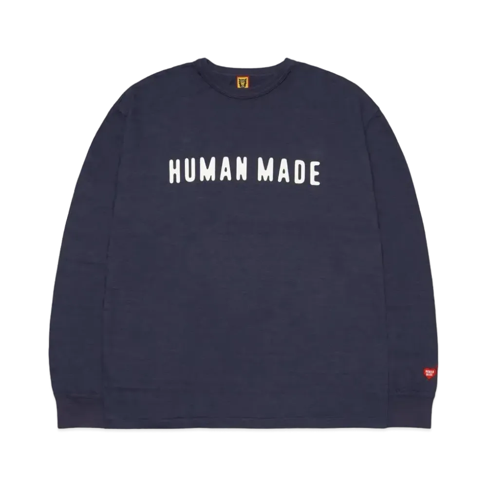 HUMAN MADE CLASSIC L/S T-SHIRT "Navy"