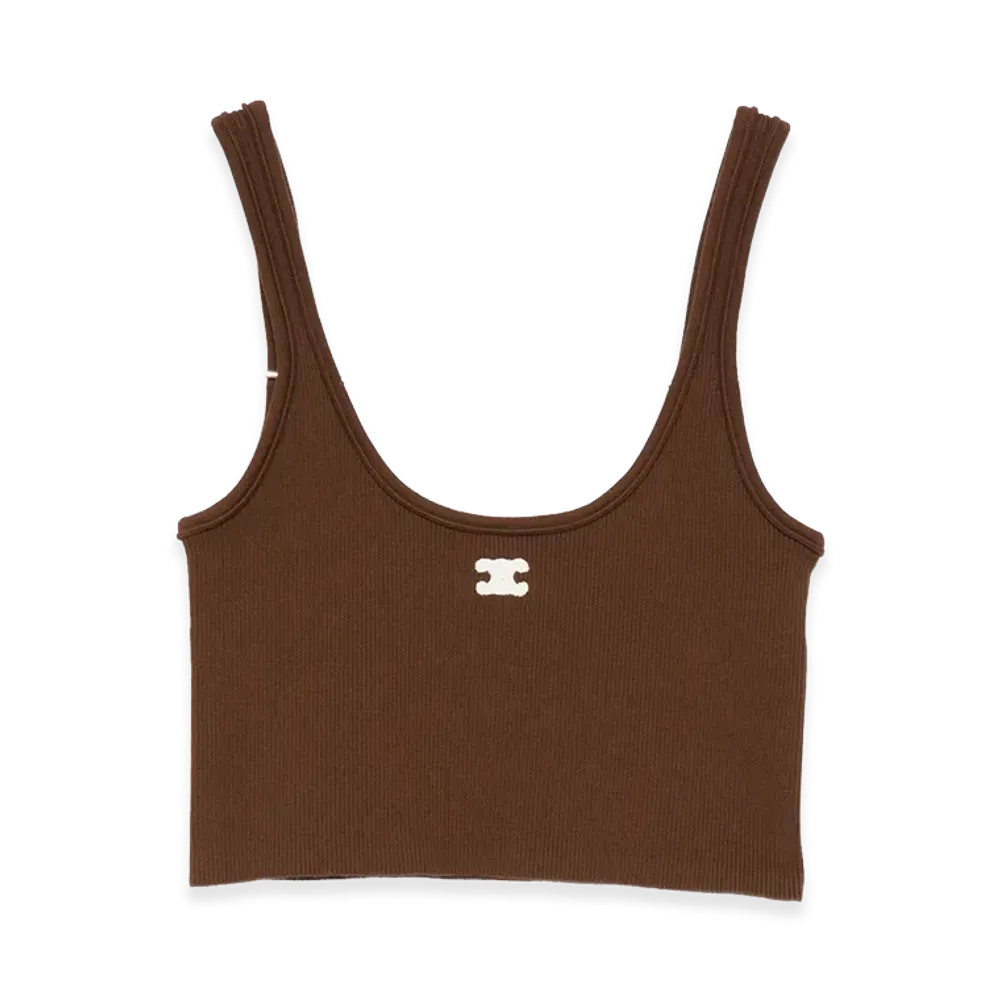 CELINE Women's Capsule Top "Brown"