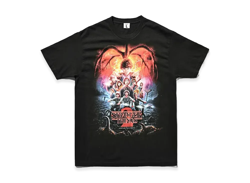 weber x Stranger Things T Shirt with Special Box (Season 2) "Black"